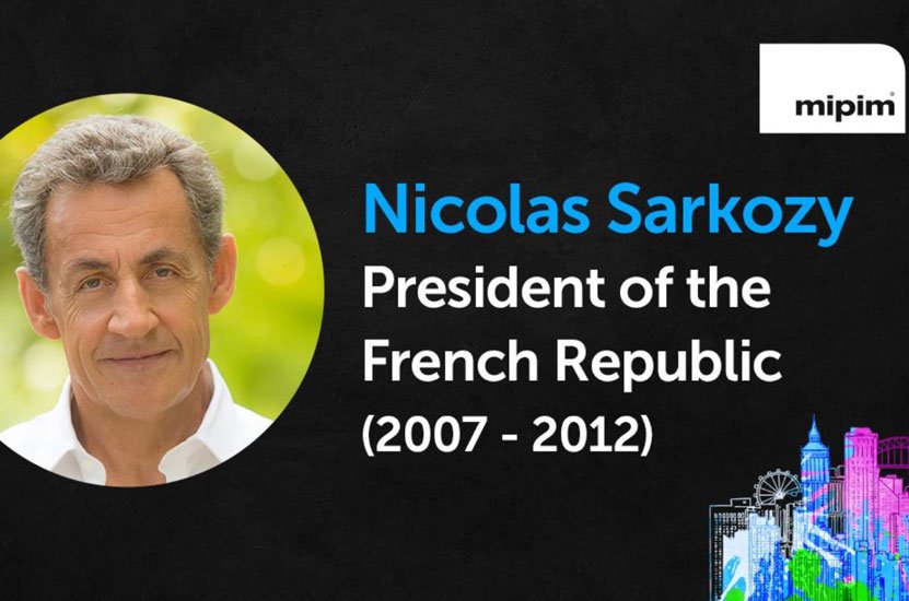 El expresidente francés Nicolás Sarkozy inaugurará MIPIM 2020