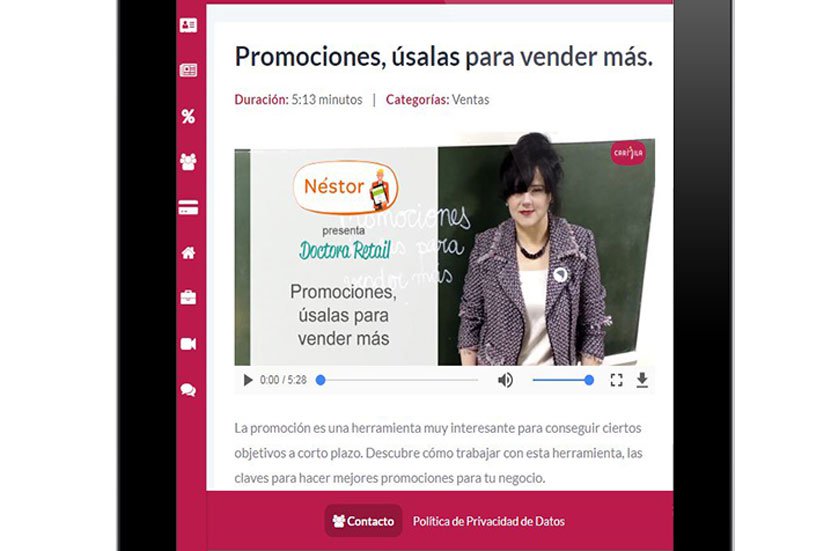 Néstor, el portal del comerciante de Carmila, supera las 9.000 visitas e incorpora nuevas funcionalidades