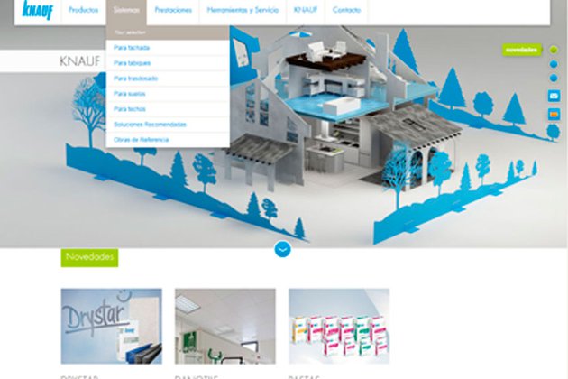 Knauf lanza nueva web