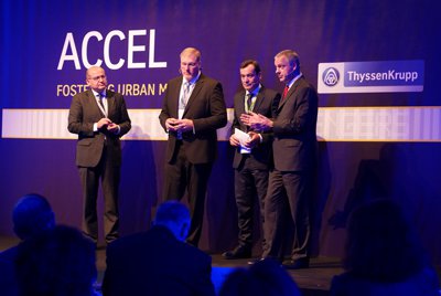 ThyssenKrupp presenta ACCEL, un revolucionario sistema de transporte que reduce los  tiempos de tránsito en ciudades y aeropuertos